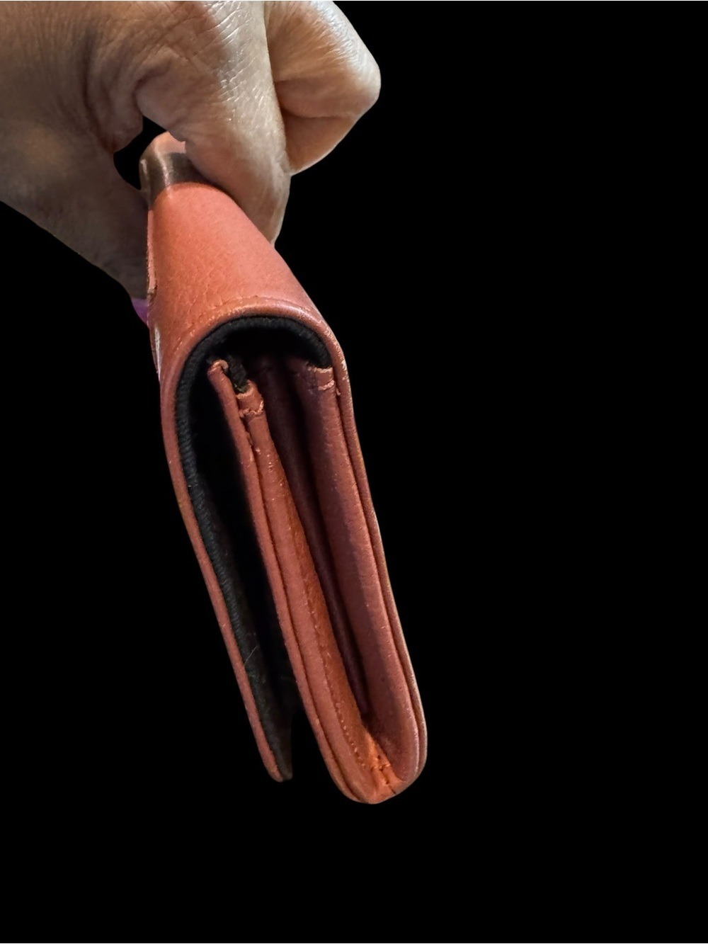See By Chloe Brown Embossed Leather Wallet - Picture 4 of 10